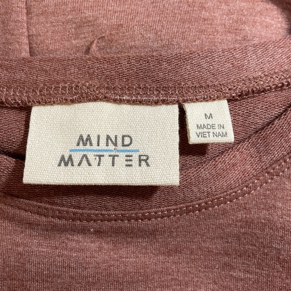 Mind Matter NWT Side Belted Wrap Dress Rose Gold Knee Length Short Sleeve Medium - Picture 10 of 16